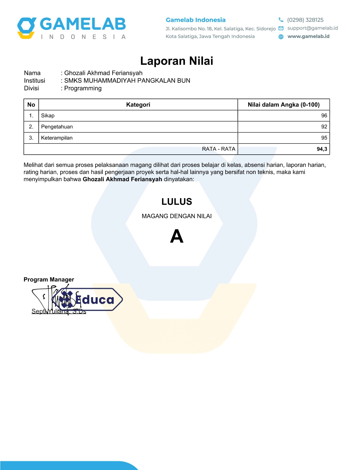 PKL Gamelab 3
